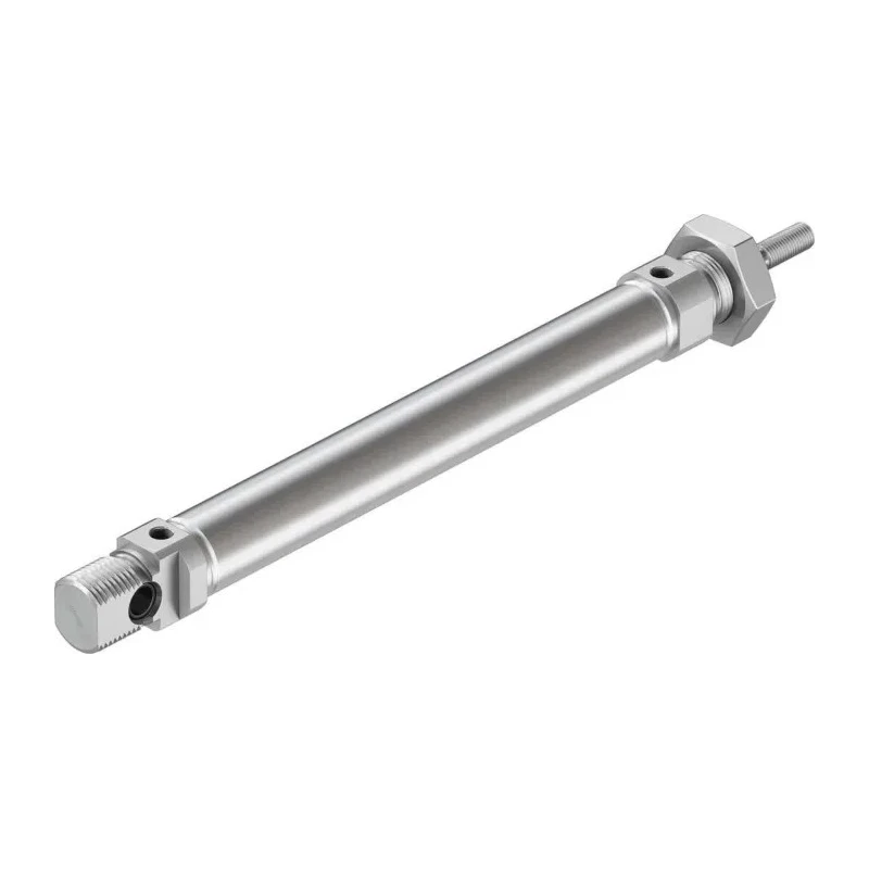 Festo Pneumatic Cylinder Double Acting 100 mm Stroke Stainless Steel Piston Rod M5 Threaded Port ISO 6432 DSNU-16-100-P-A