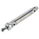 Festo Pneumatic Cylinder DSNU Series 80 mm Stroke Length, 221.5 mm Length, Air Cushion, Metric Thread DSNU-25-80-PPV-A
