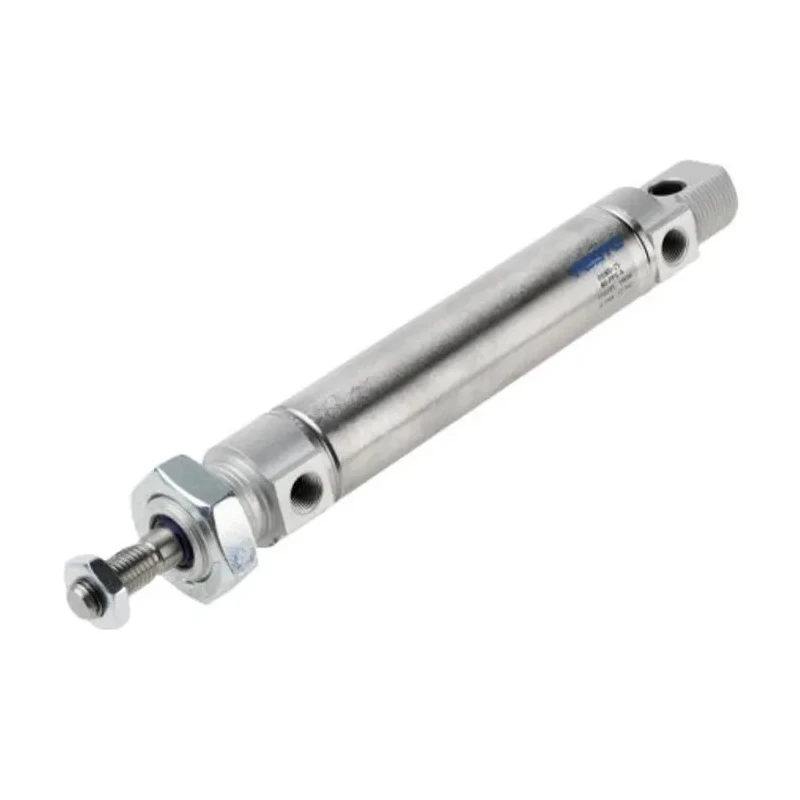 Festo Pneumatic Cylinder DSNU Series 80 mm Stroke Length, 221.5 mm Length, Air Cushion, Metric Thread DSNU-25-80-PPV-A