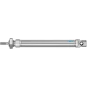 Festo Pneumatic Cylinder Double Acting 100 mm Stroke Stainless Steel Piston Rod M5 Threaded Port ISO 6432 DSNU-16-100-P-A