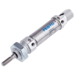 Festo 10 mm Pneumatic Piston Rod Cylinder, Double Acting, 121mm Length, 10mm Stroke DSNU-16-10-PPV-A