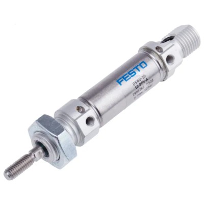 Festo 10 mm Pneumatic Piston Rod Cylinder, Double Acting, 121mm Length, 10mm Stroke DSNU-16-10-PPV-A