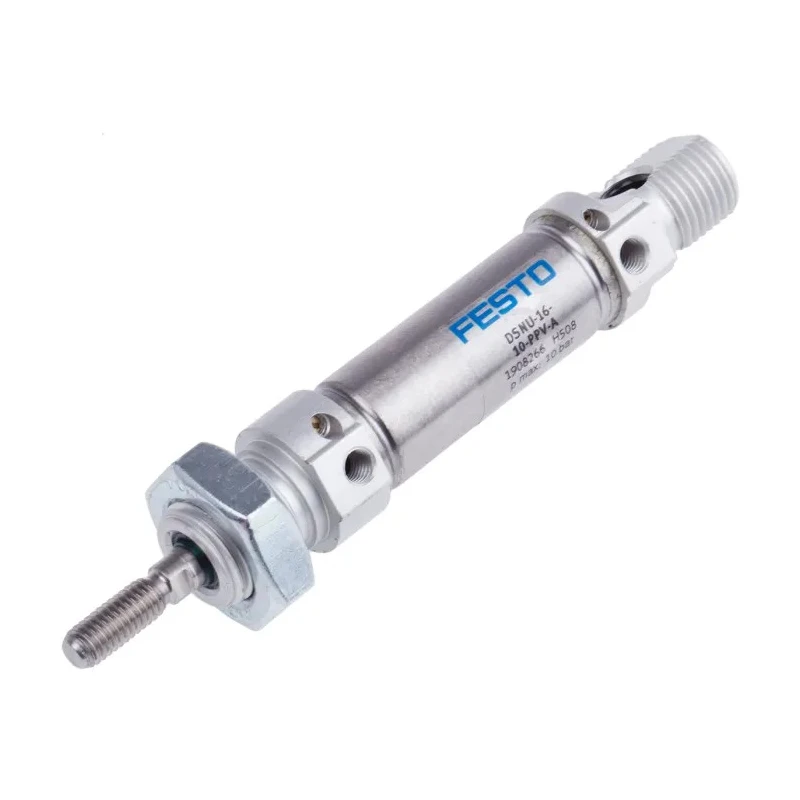 Festo 10 mm Pneumatic Piston Rod Cylinder, Double Acting, 121mm Length, 10mm Stroke DSNU-16-10-PPV-A
