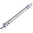 Festo Pneumatic Cylinder Double Acting 16mm Bore 125mm Stroke 236mm Length PPS Self-Adjusting Cushioning DSNU-16-125-PPS-A