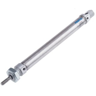 Festo Pneumatic Cylinder Double Acting 16mm Bore 125mm Stroke 236mm Length PPS Self-Adjusting Cushioning DSNU-16-125-PPS-A