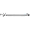 Festo Pneumatic Cylinder DSNU Series Adjustable Pneumatic Cushioning 125mm Stroke 236mm Length DSNU-16-125-PPV-A