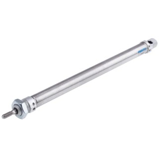 Festo 200 mm Pneumatic Cylinder, Double Acting, Air Cushion, 80°C Max Operating Temperature DSNU-16-200-PPV-A
