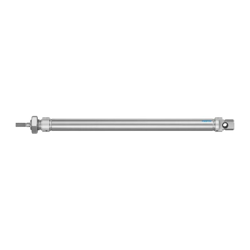 Festo 200 mm Pneumatic Cylinder, Double Acting, Air Cushion, 80°C Max Operating Temperature DSNU-16-200-PPV-A