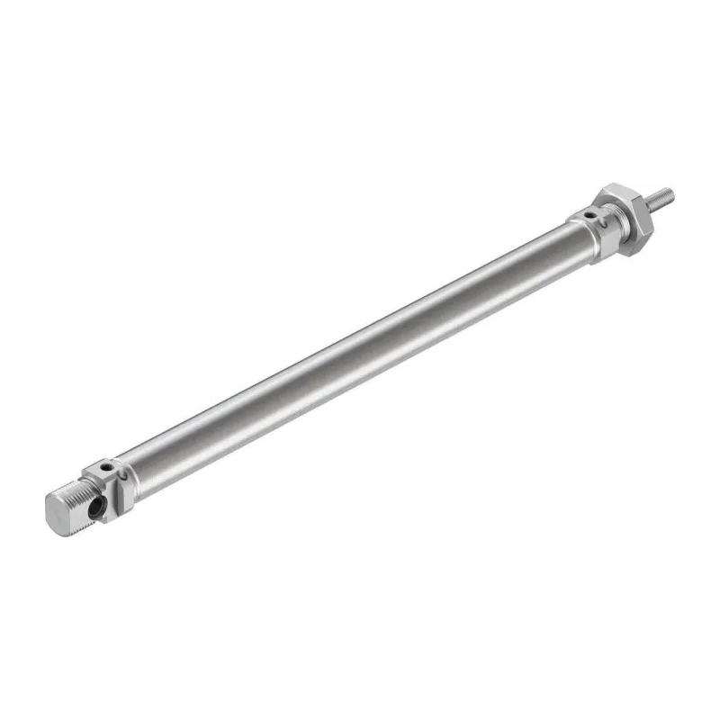 Festo 200 mm Pneumatic Cylinder, Double Acting, Air Cushion, 80°C Max Operating Temperature DSNU-16-200-PPV-A