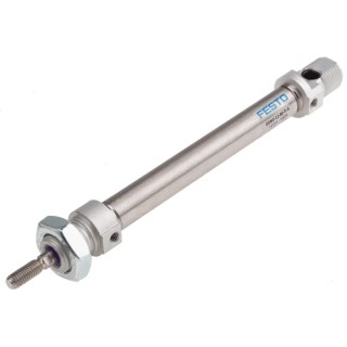 Festo Pneumatic Cylinder DSNU Series 12 mm Bore 80 mm Stroke Elastomer Cushion Direct Mount DSNU-12-80-P-A