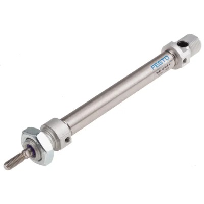 Festo Pneumatic Cylinder DSNU Series 12 mm Bore 80 mm Stroke Elastomer Cushion Direct Mount DSNU-12-80-P-A