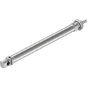 Festo 60 mm Pneumatic Cylinder, Double-Acting, Elastomer Cushioning, 171 mm Length, Series DSNU DSNU-16-60-P-A