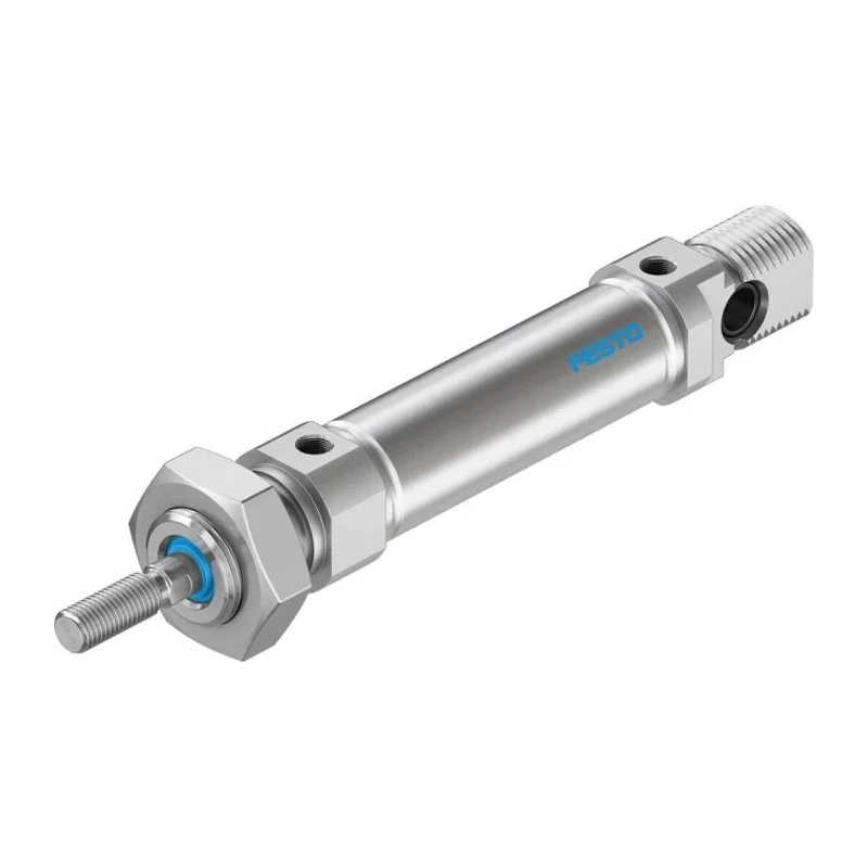 Festo 60 mm Pneumatic Cylinder, Double-Acting, Elastomer Cushioning, 171 mm Length, Series DSNU DSNU-16-60-P-A
