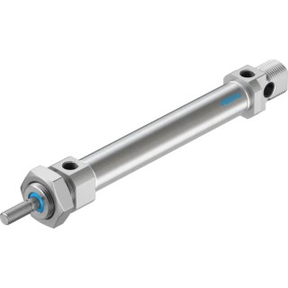 Festo 100 mm Pneumatic Cylinder Double Acting, Self-Adjusting Pneumatic Cushioning DSNU-20-100-PPS-A