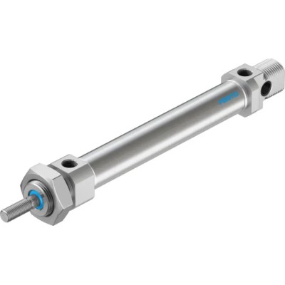 Festo 100 mm Pneumatic Cylinder Double Acting, Self-Adjusting Pneumatic Cushioning DSNU-20-100-PPS-A