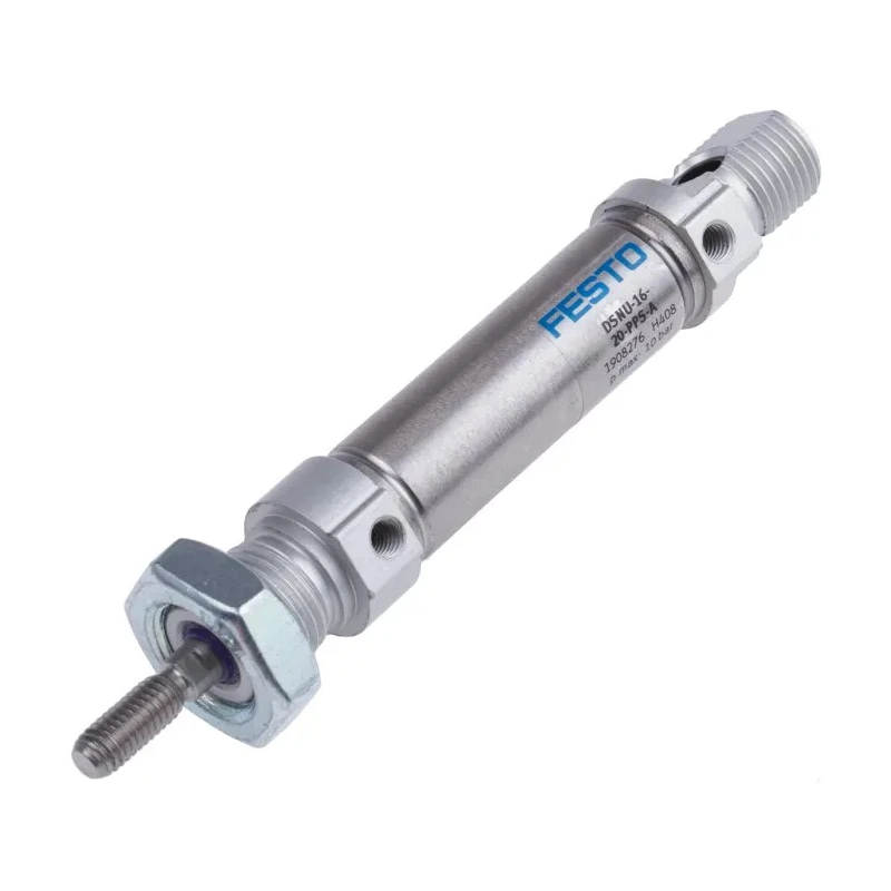 Festo Pneumatic Cylinder DSNU-16-20-PPS-A 20 mm Stroke Self-Adjusting Pneumatic Cushioning Germany