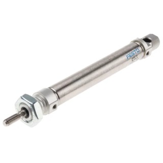 Festo Double Acting Pneumatic Cylinder DSNU-16-80-PPS-A 80 mm Bore, 80 mm Stroke, Foot Mount, Air Cushion DSNU-16-80-PPS-A
