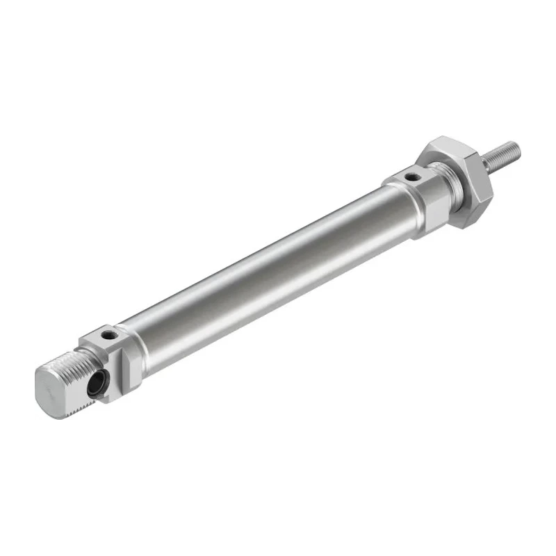 Festo Double Acting Pneumatic Cylinder DSNU-16-80-PPS-A 80 mm Bore, 80 mm Stroke, Foot Mount, Air Cushion DSNU-16-80-PPS-A