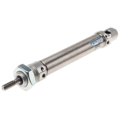 Festo Pneumatic Cylinder DSNU-16-60-PPV-A 60 mm Stroke Length Air Cushion Adjustable 1-10 Bar Operating Pressure Germany