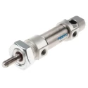 Festo Pneumatic Piston Rod Cylinder DSNU Series Double-Acting 10 mm Stroke, 142 mm Length, 1-10 Bar Pressure DSNU-20-10-P-A