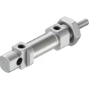 Festo Pneumatic Piston Rod Cylinder DSNU Series Double-Acting 10 mm Stroke, 142 mm Length, 1-10 Bar Pressure DSNU-20-10-P-A