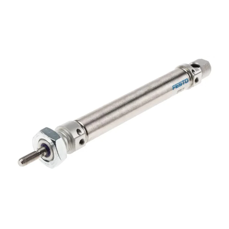 Festo Pneumatic Cylinder DSNU Series Double Acting Adjustable Pneumatic Cushion 80mm Stroke Male Metric DSNU-16-80-PPV-A