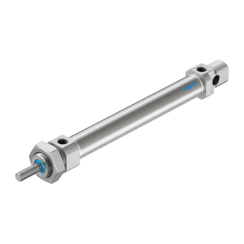 Festo Double Acting Pneumatic Cylinder Flange Front Foot Rear Direct Swivel Mount 125mm Stroke Length DSNU-20-125-PPS-A