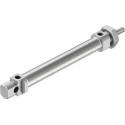 Festo Double Acting Pneumatic Cylinder Flange Front Foot Rear Direct Swivel Mount 125mm Stroke Length DSNU-20-125-PPS-A