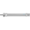 Festo Double Acting Pneumatic Cylinder Flange Front Foot Rear Direct Swivel Mount 125mm Stroke Length DSNU-20-125-PPS-A