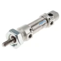 Festo 10 mm Pneumatic Cylinder Double Acting, Foot Front Rear Flange Direct Swivel Mount DSNU-20-10-PPV-A