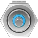 Festo 10 mm Pneumatic Cylinder Double Acting, Foot Front Rear Flange Direct Swivel Mount DSNU-20-10-PPV-A