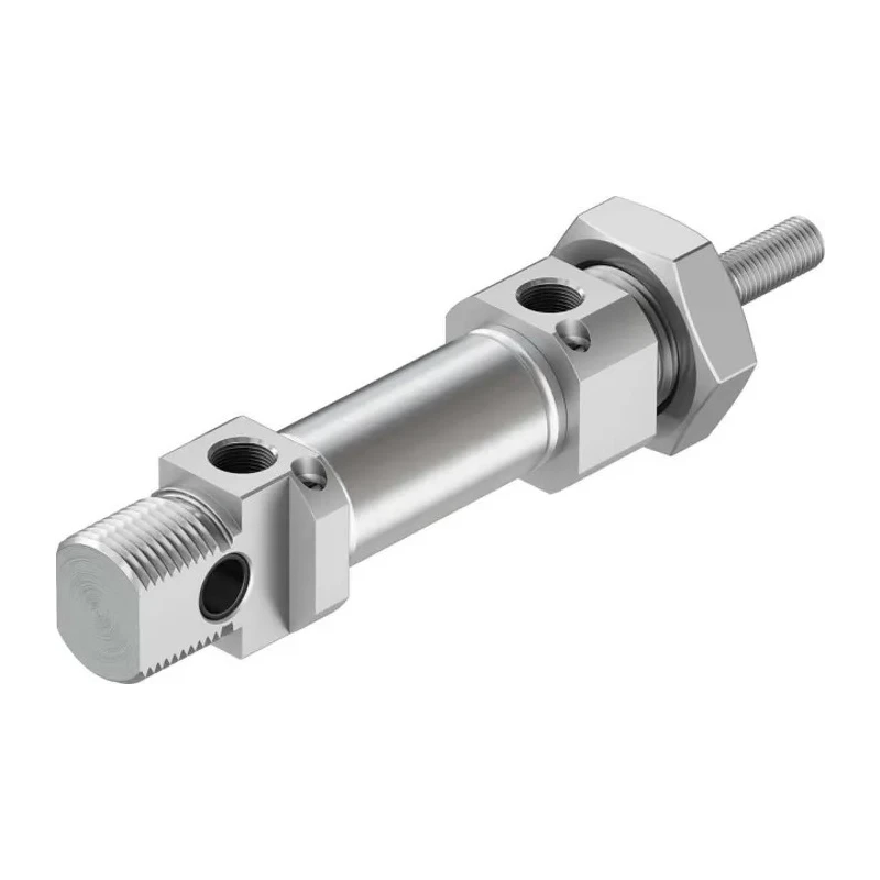 Festo 10 mm Pneumatic Cylinder Double Acting, Foot Front Rear Flange Direct Swivel Mount DSNU-20-10-PPV-A