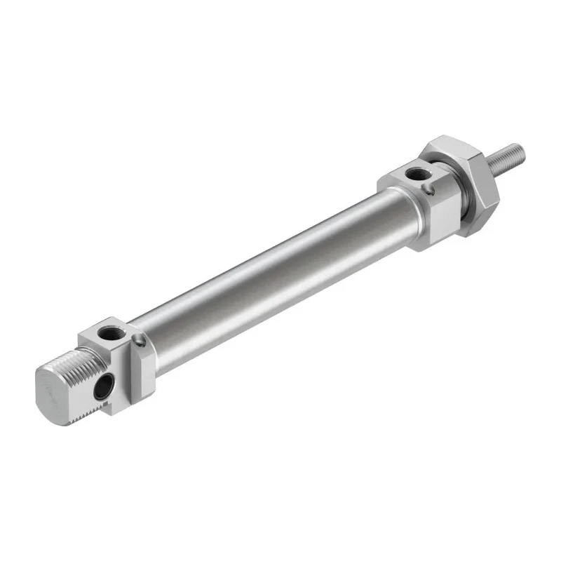 Festo Pneumatic Cylinder 20 mm Bore 100 mm Stroke Double Acting 10 Bar Maximum Operating Pressure DSNU-20-100-PPV-A