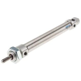 Festo Pneumatic Cylinder DSNU Series Direct Mount, Elastomer Cushioning, 125mm Stroke Length, Operating Temp DSNU-20-125-P-A