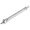 Festo Pneumatic Cylinder 20 mm Bore Diameter, 150 mm Stroke Length, Double Acting, Elastomer Cushioning DSNU-20-150-P-A