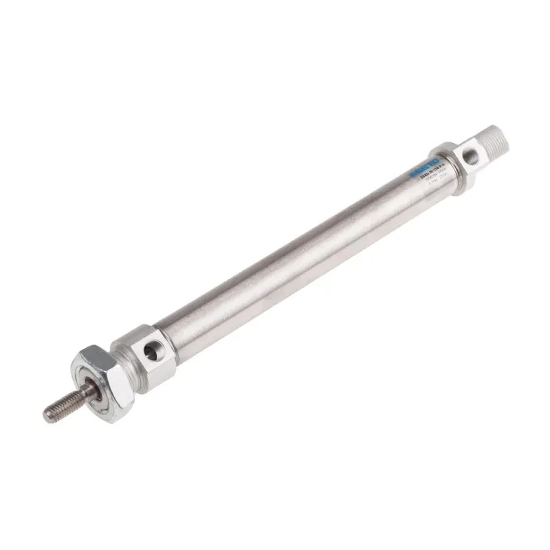 Festo Pneumatic Cylinder 20 mm Bore Diameter, 150 mm Stroke Length, Double Acting, Elastomer Cushioning DSNU-20-150-P-A
