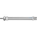 Festo Pneumatic Cylinder 20 mm Bore Diameter, 150 mm Stroke Length, Double Acting, Elastomer Cushioning DSNU-20-150-P-A
