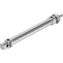 Festo Pneumatic Cylinder 20 mm Bore Diameter, 150 mm Stroke Length, Double Acting, Elastomer Cushioning DSNU-20-150-P-A