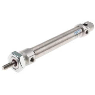 Festo Pneumatic Cylinder DSNU-20-100-P-A Double Acting 100 mm Stroke, 232 mm Length, Elastic Cushioning DSNU-20-100-P-A