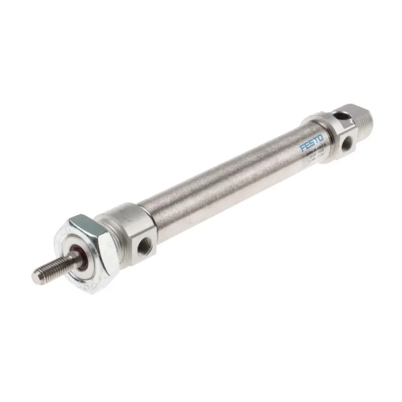 Festo Pneumatic Cylinder DSNU-20-100-P-A Double Acting 100 mm Stroke, 232 mm Length, Elastic Cushioning DSNU-20-100-P-A