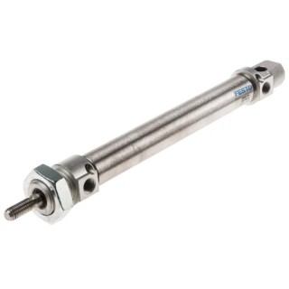 Festo Pneumatic Cylinder Double Acting 125 mm Stroke Length, Multiple Mount Types, Pneumatic Cushioning DSNU-20-125-PPV-A