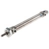 Festo Pneumatic Cylinder Double Acting 125 mm Stroke Length, Multiple Mount Types, Pneumatic Cushioning DSNU-20-125-PPV-A