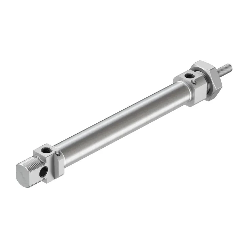 Festo Pneumatic Cylinder Double Acting 125 mm Stroke Length, Multiple Mount Types, Pneumatic Cushioning DSNU-20-125-PPV-A