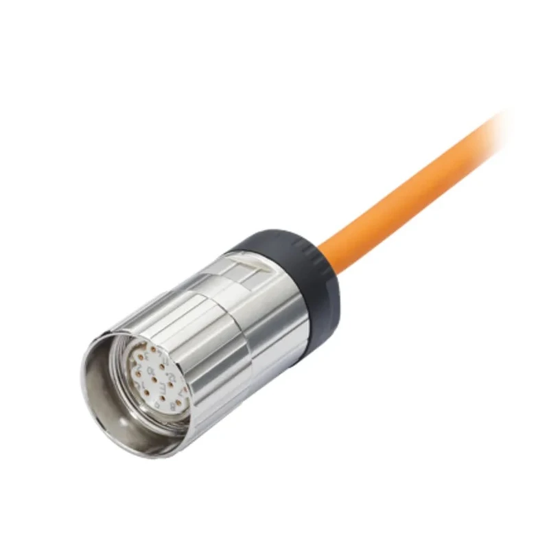 Kubler Female 12 way M23 to Male 17 way Unterminated Sensor Actuator Cable 250V IP67 8.0000.6901.0005.0031