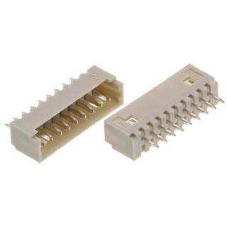 Molex PicoBlade Series PCB Header, 1.25mm Pitch, 9 Contacts, 1 Row, Shrouded, Through Hole Mount 53047-0910