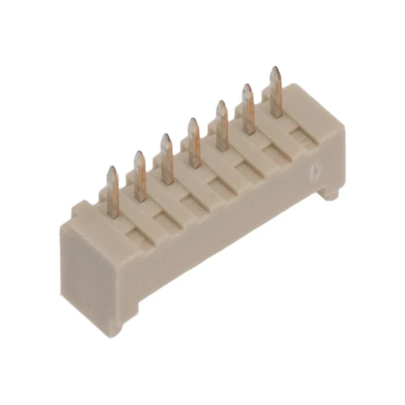Molex PicoBlade Series Vertical Through Hole PCB Header, 7 Contacts, 1.25 mm Pitch, 1 Row, Shrouded 53047-0710