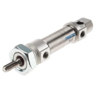 Festo 20 mm Pneumatic Cylinder, Double Acting, Air Cushion, ISO 6432, 152 mm Length DSNU-20-20-PPS-A
