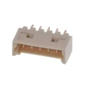 Molex PicoBlade Series Straight Through Hole PCB Header, 5 Contacts, 1.25 mm Pitch, 1 Row, Shrouded 53047-0510