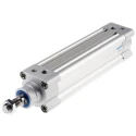 Festo Pneumatic Piston Rod Cylinder DSBC Series Double Acting 50mm Bore, 160mm Stroke, Aluminium Body DSBC-50-160-PPVA-N3