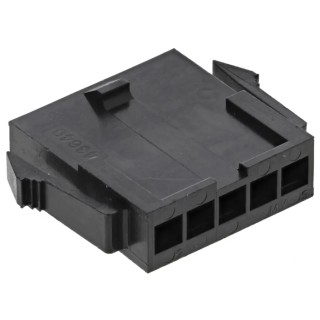 Molex Micro-Fit 3.0 Male Connector Housing, 3 mm Pitch, 5 Way, 1 Row Straight 43640-0500